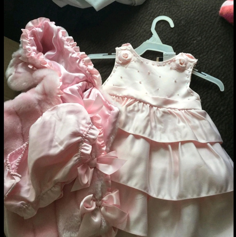 Pink dress set